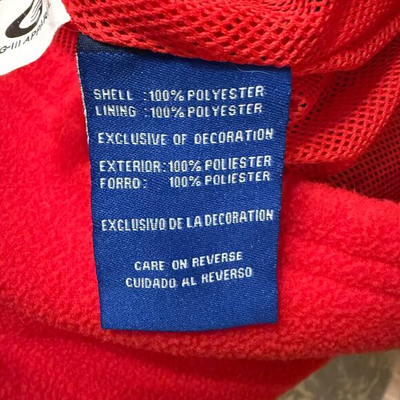 St. Louis Cardinals Fleece Jacket Men’s XL – Red Full Zip MLB Baseball Outerwear - Picture 6 of 7